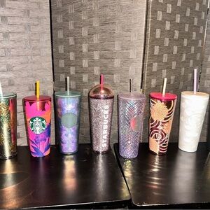 Starbucks Assorted Glitter and Patterned Tumblers, sold individually